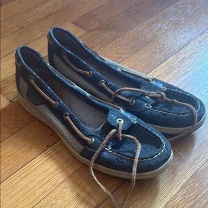 Navy Blue Sperry Top-Sider Women's Boat Shoes